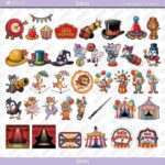 Kit de Papel Digital Circo