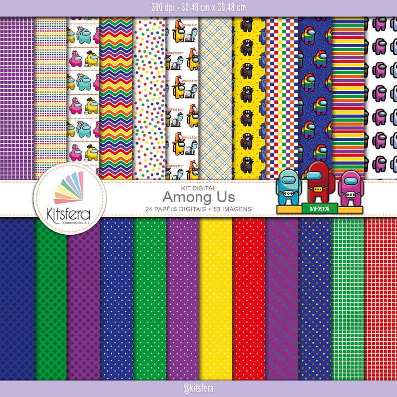 Kit de Papel Digital Among Us
