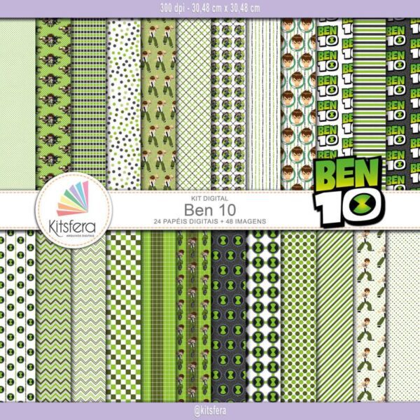 Kit de Papel Digital Ben 10