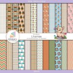 Kit de Papel Digital Lhamas