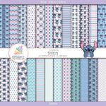 Kit de Papel Digital Stitch