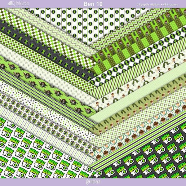 Kit de Papel Digital Ben 10