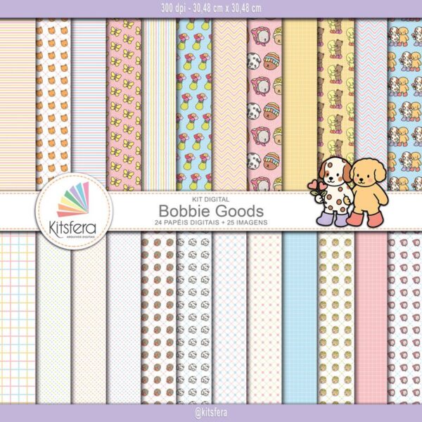 Kit de Papel Digital Bobbie Goods