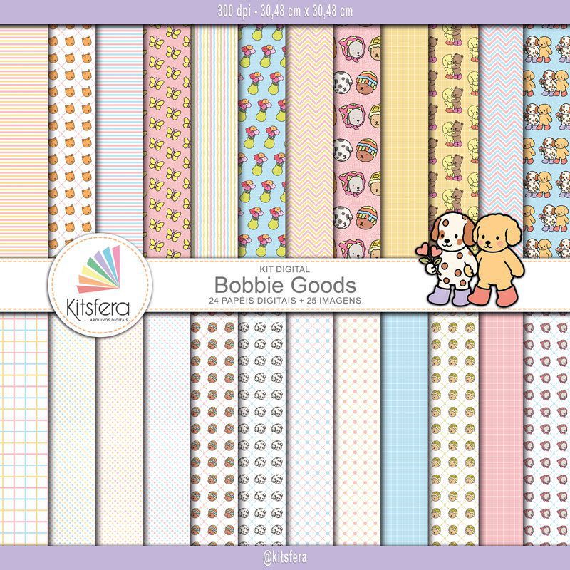 Kit de Papel Digital Bobbie Goods