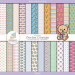 Kit de Papel Digital Dia das Crianças