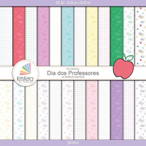 Kit de Papel Digital Dia dos Professores