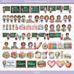 Kit de Papel Digital Dia dos Professores 2 - Imagem 4