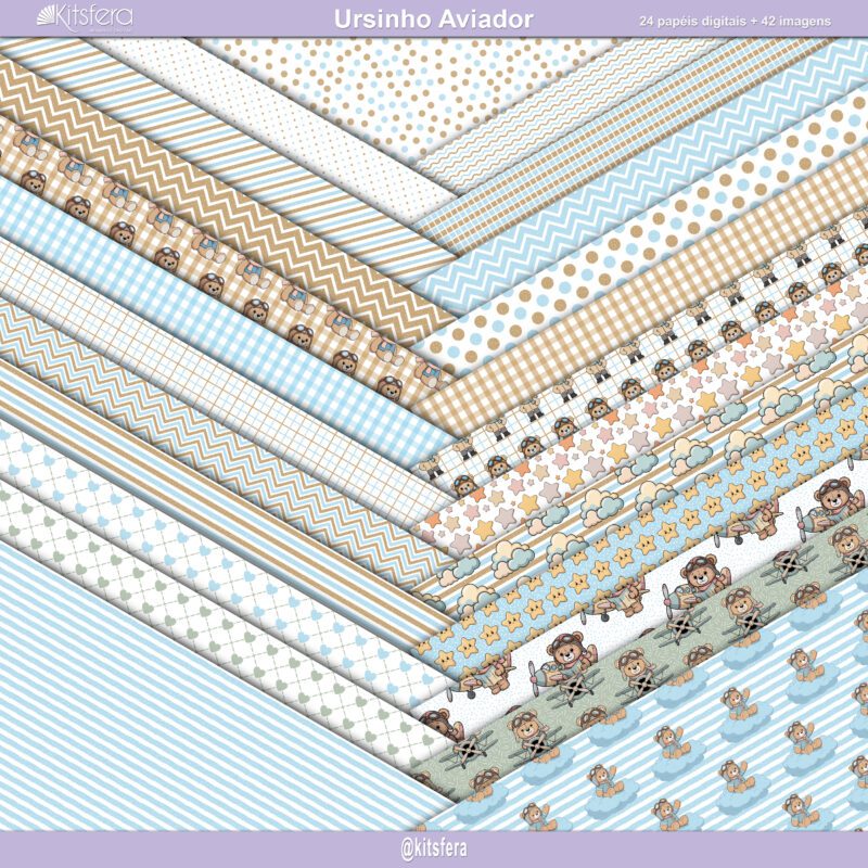 papel-digital-ursinho-aviador