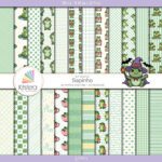 Kit Papel Digital Sapinho