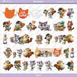 Kit de Papel Digital 44 Gatos - Imagem 4