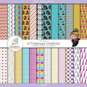 Kit de Papel Digital A Poderosa Chefinha