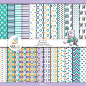 Kit de Papel Digital Patrulha Canina Everest