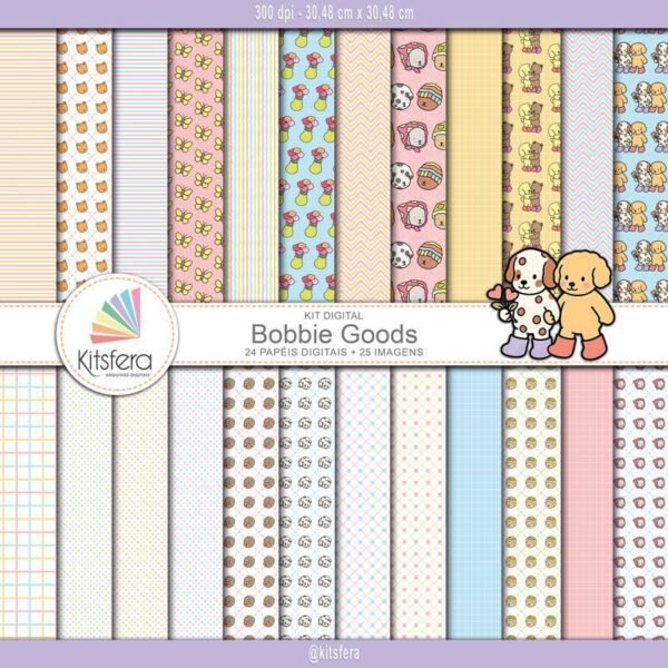 Kit de Papel Digital Bobbie Goods