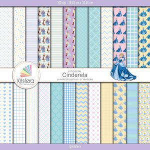 Kit de Papel Digital Cinderela