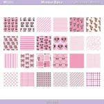Kit de Papel Digital Minnie Rosa