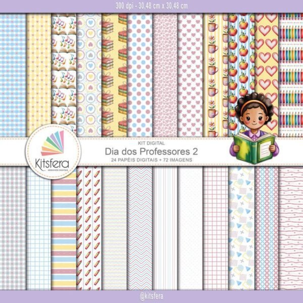Kit de Papel Digital Dia dos Professores 2