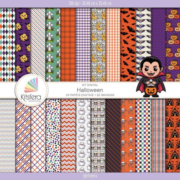Kit de Papel Digital Halloween