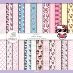 Kit de Papel Digital Hello Kitty