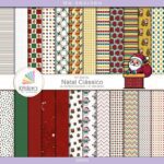 Kit de Papel Digital Natal Clássico