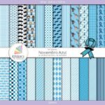 Kit de Papel Digital Novembro Azul