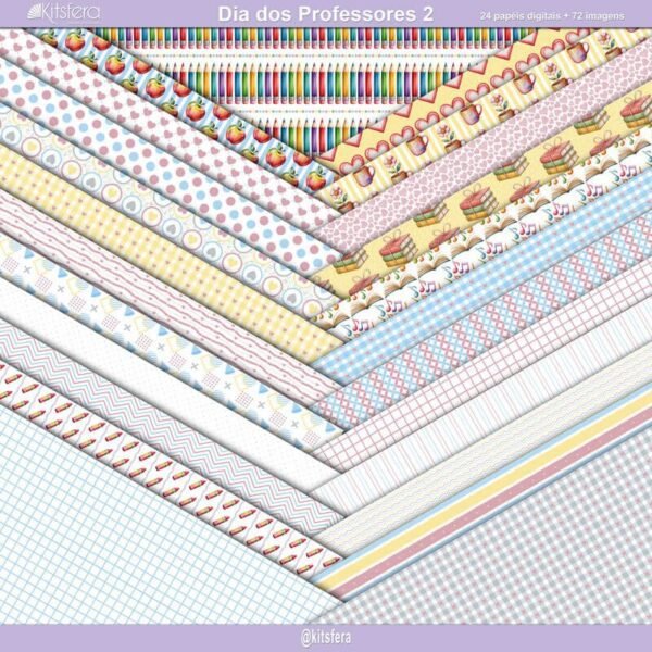 Kit de Papel Digital Dia dos Professores 2