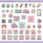 Kit Papel Digital Páscoa Candy Color