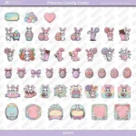 Kit Papel Digital Páscoa Candy Color