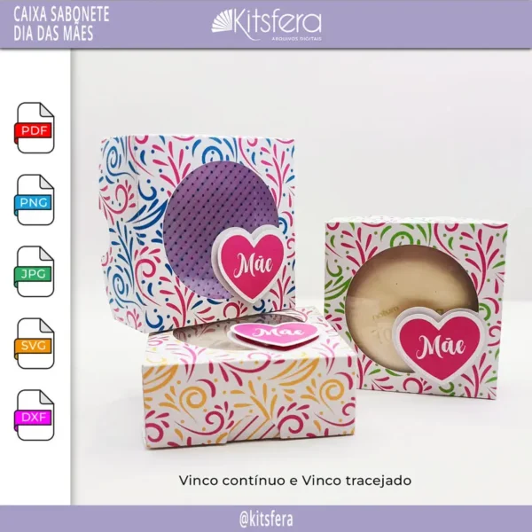 Caixa de Sabonete Dia das Mães