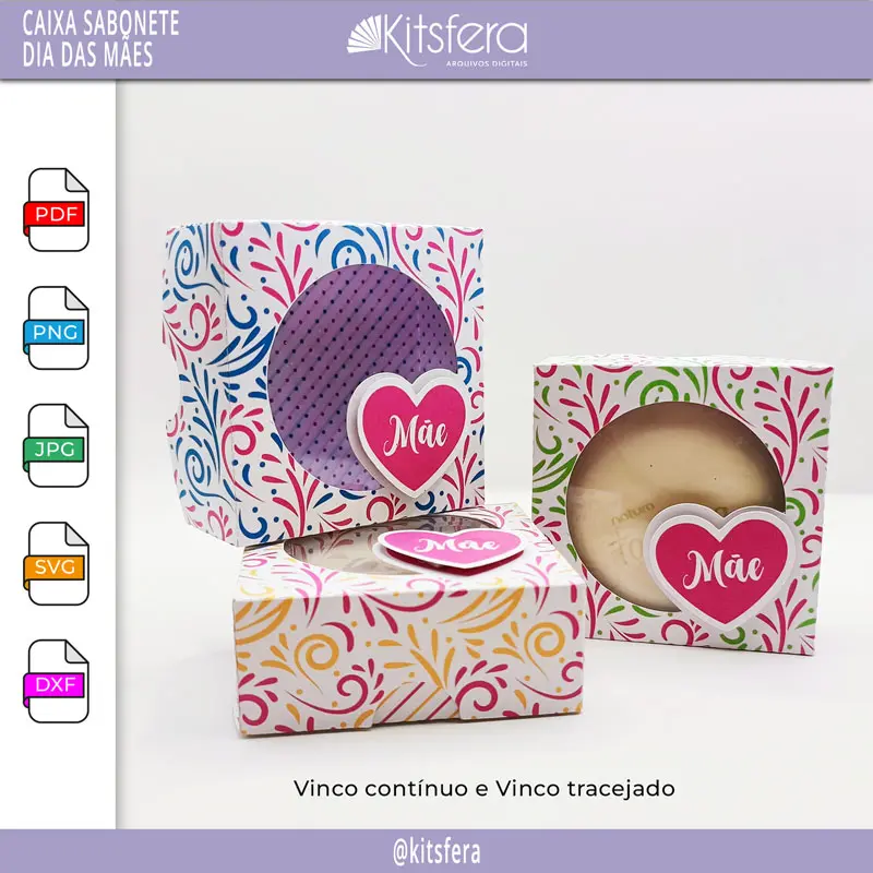 Caixa de Sabonete Dia das Mães