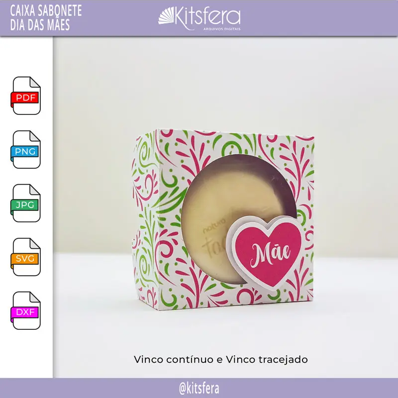 Caixa de Sabonete Dia das Mães