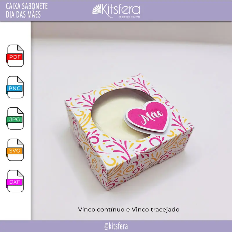 Caixa de Sabonete Dia das Mães