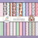 Kit de Papel Digital Dia das Mães