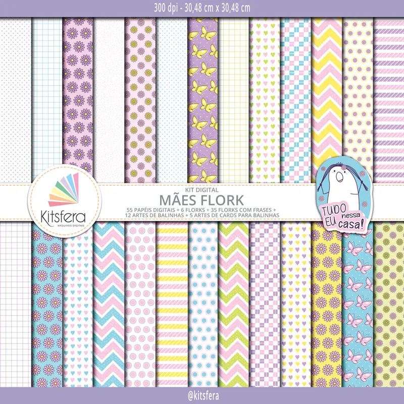 Kit Digital Dia das Mães Flork