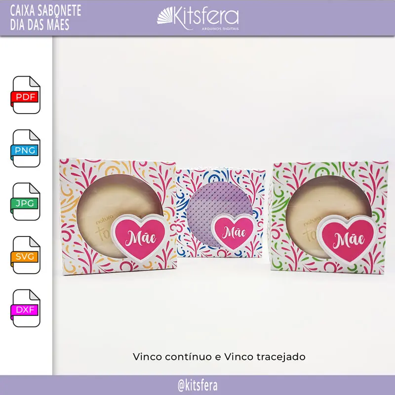Caixa de Sabonete Dia das Mães