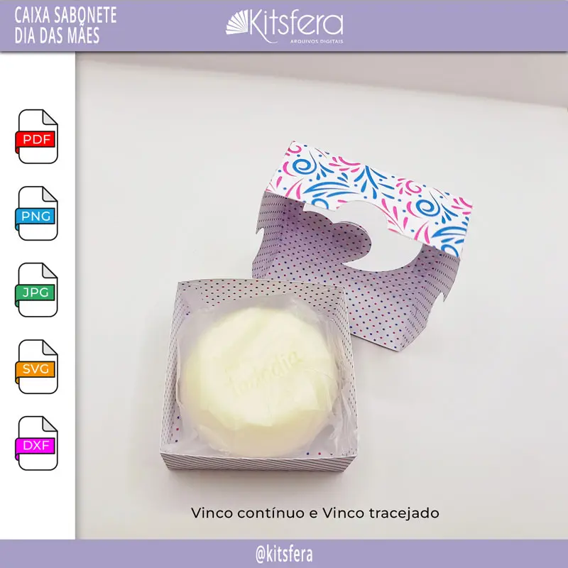 Caixa de Sabonete Dia das Mães