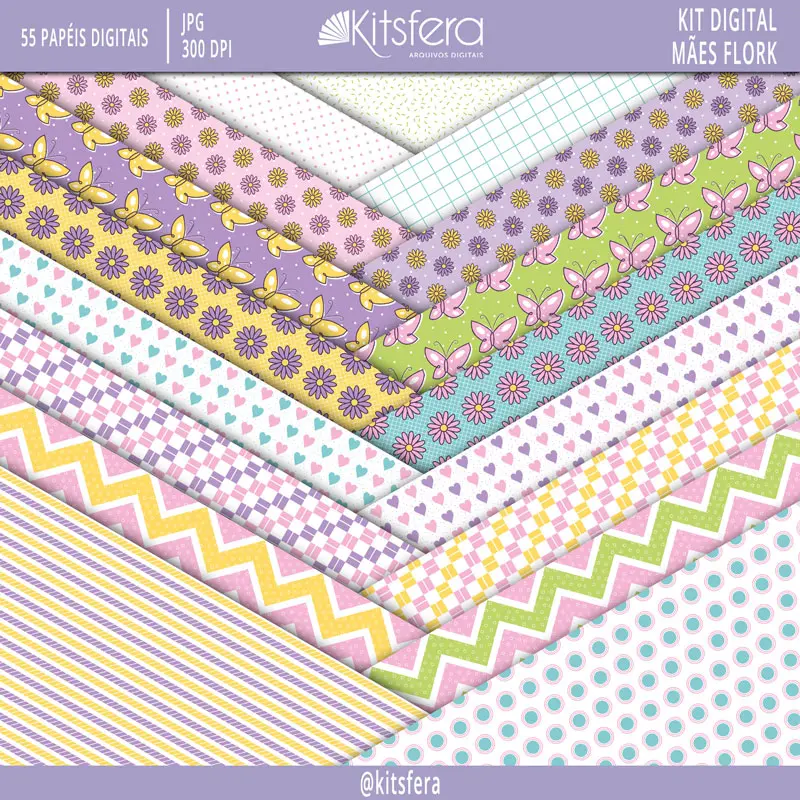Kit Digital Dia das Mães Flork