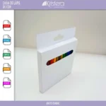 Caixa de Lápis de Cor - Molde Limpo