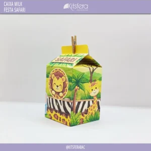Caixa Milk - Safari - Arquivo de Corte