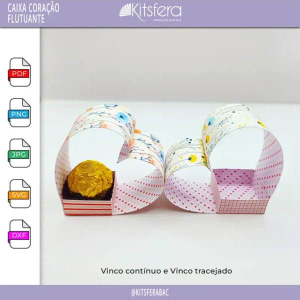 Caixa Coração Flutuante