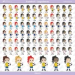 Imagem Menina Jogadora de Futebol