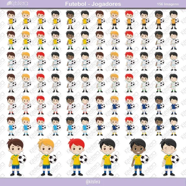 Imagem Menino Jogador de Futebol