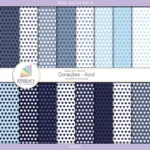 Combo kit de papéis digitais de Corações