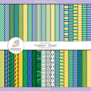 Papel Digital Brasil Verde e Amarelo