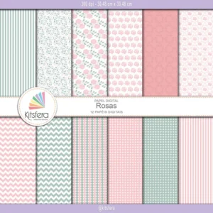 Papel digital Rosas