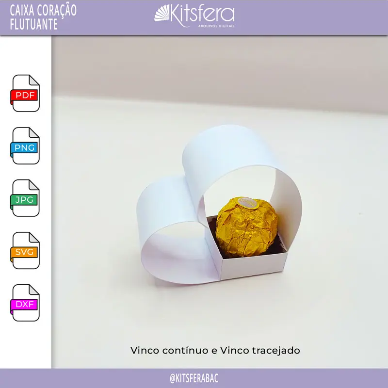 Caixa Coração Flutuante