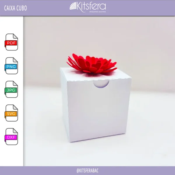 Caixa Cubo - Molde limpo