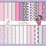 Papel Digital Dia das Mães Floral Delicado