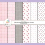 Papel Digital Dia dos Namorados Cute