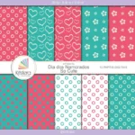 Papel Digital Dia dos Namorados So Cute