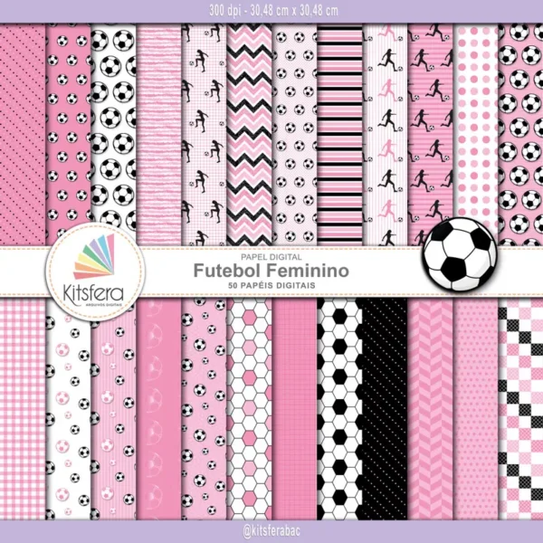 Papel digital Futebol Feminino